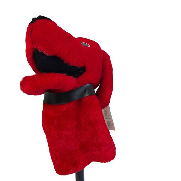 Dakin Other - Clifford Hand‎ Puppet The Big Red Dog By Dakin 1990s Plush Toy Red & Black